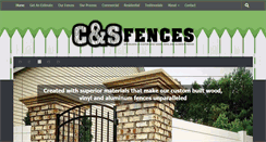 Desktop Screenshot of csfences.com